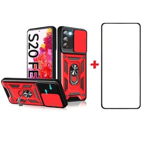 Capa antichoque para Samsung Galaxy S20 FE com suporte de anel