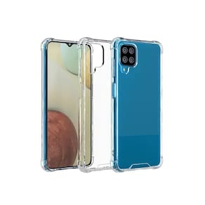 Capa de silicone e estojos transparentes anti-choque para Samsung A1
