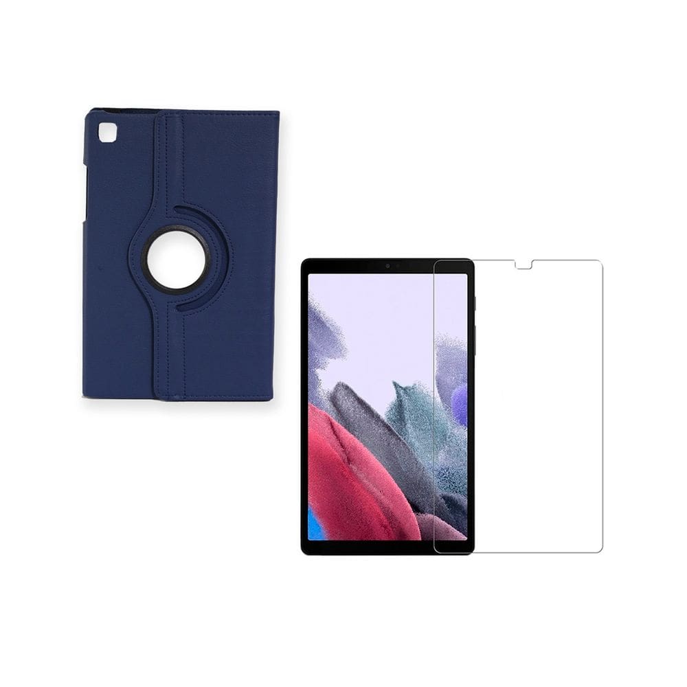 Capa e folha para tablet Samsung Galaxy Tab A7 Lite T220 azul