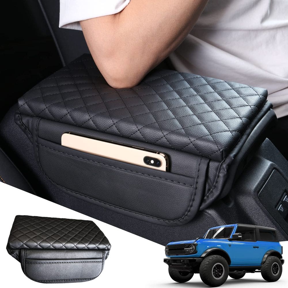 Capa de apoio de braço do console central BEEGROW para Ford Bronco 2021+