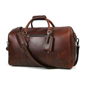 Mochila de viagem Aaron Leather Goods Buffalo Leather