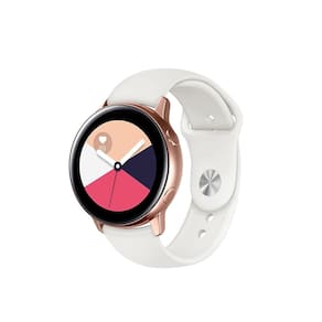 Pulseira Samsung Galaxy Watch 5/5 Pro em silicone bege claro