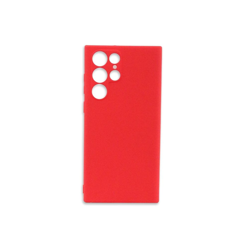 Capa protetora à prova de choque Samsung S22 Ultra Rubber Red