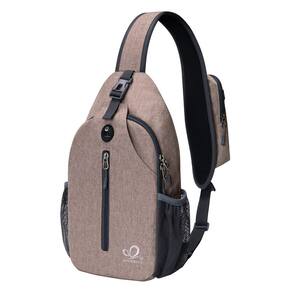 Mochila Crossbody Sling WATERFLY Travel Caminhada Flaxen