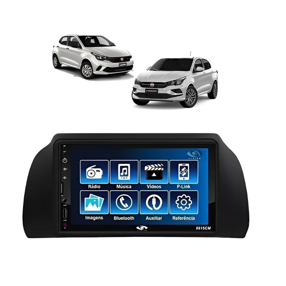 Kit Multimídia Argo Cronos 7 Pol Mp5 Bt Usb Radio SD Espelhamento