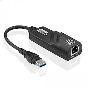 Cabo Adaptador Ethernet Usb 3.0 Rede Gigabit Rj45 1000Mb/S