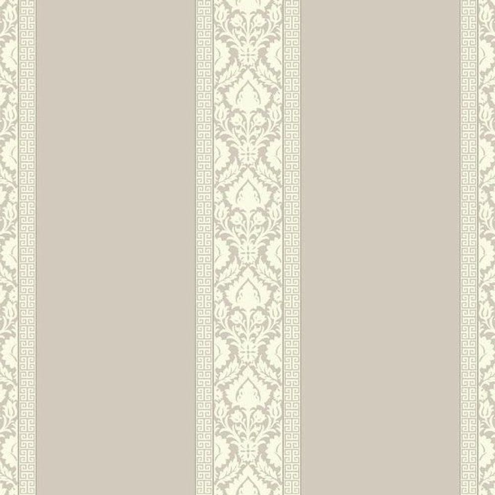 Papel De Parede Waverly Stripes Santa Maria Stripe Cinza Sv2691 Waverly Stripes Sv2691