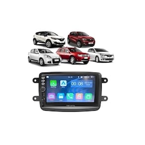 Kit Multimídia Duster 11 / 19 Sandero Logan 2015 / 2024 7 Pol CarPlay AndroidAuto - 7810HCPAA FirstOption