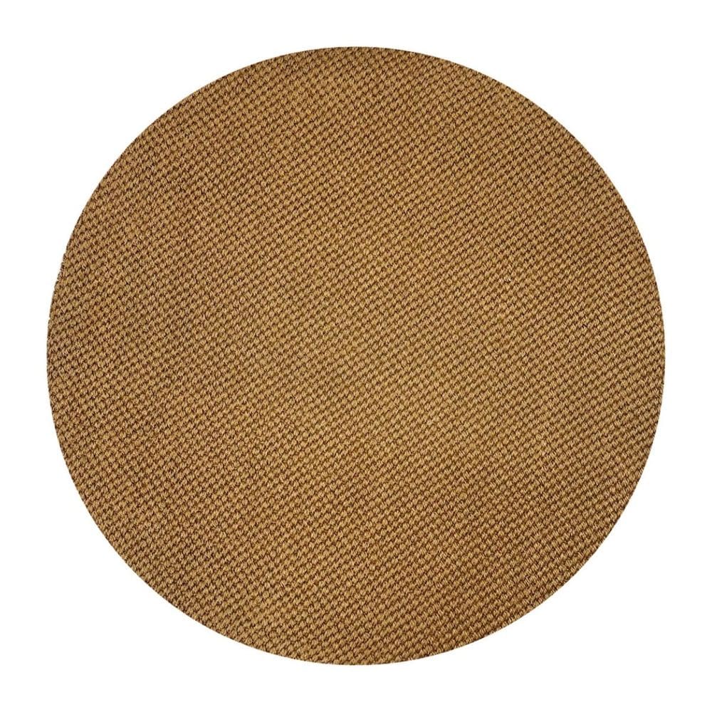 Tapete Sisal Natural 150 Redondo Cobre