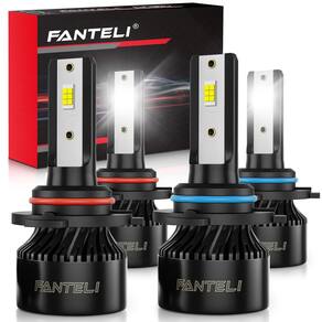 Lâmpada LED FANTELI 9005 9006 6500K 30.000 lm Luz de neblina branca fria