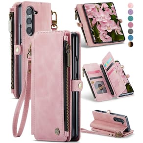 Capa tipo carteira Defencase compatível com Samsung Galaxy Z Fold 6