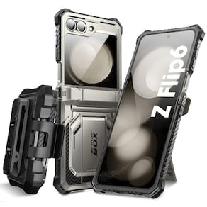 Capa de telefone i-Blason para Samsung Galaxy Z Flip 6 com suporte