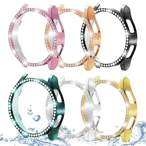 Capa compatível com DEALELE para Samsung Galaxy Watch 7 44 mm, pacote com 6