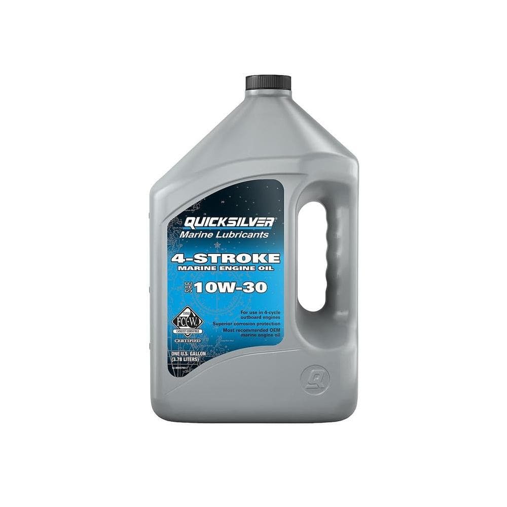 Óleo de motor marinho Quicksilver 10W-30 3.78L para 4 tempos