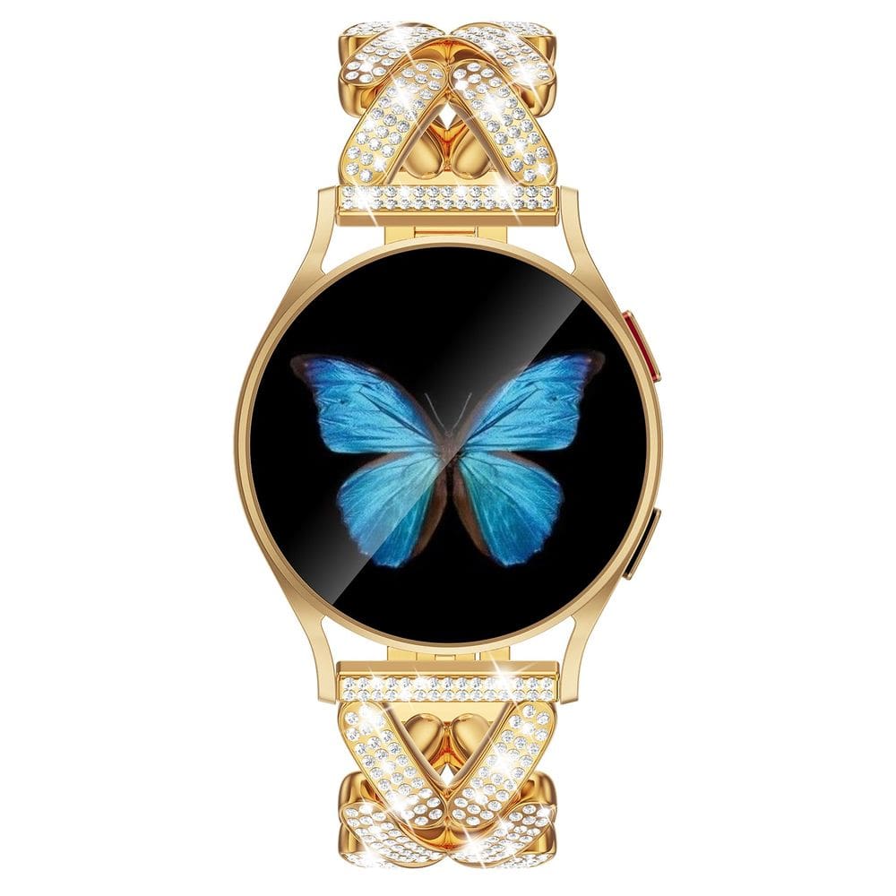 Pulseiras de relógio VISOOM Metal 20mm para Samsung Galaxy Watch