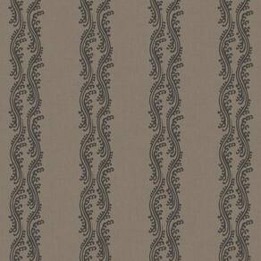 Papel De Parede Waverly Stripes Turning Tides Cinza Metálico Sv2710 Waverly Stripes Sv2710