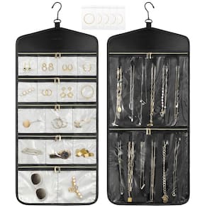 Organizador de joias CHICECO Travel Hanging com bolsos com zíper