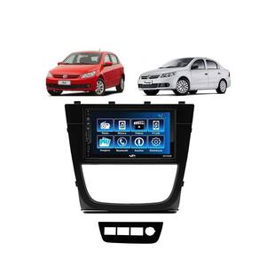 Kit Multimídia Gol Voyage G5 09 /12 7 Pol Mp5 Bt Usb Fm Leitor SD Espelhamento