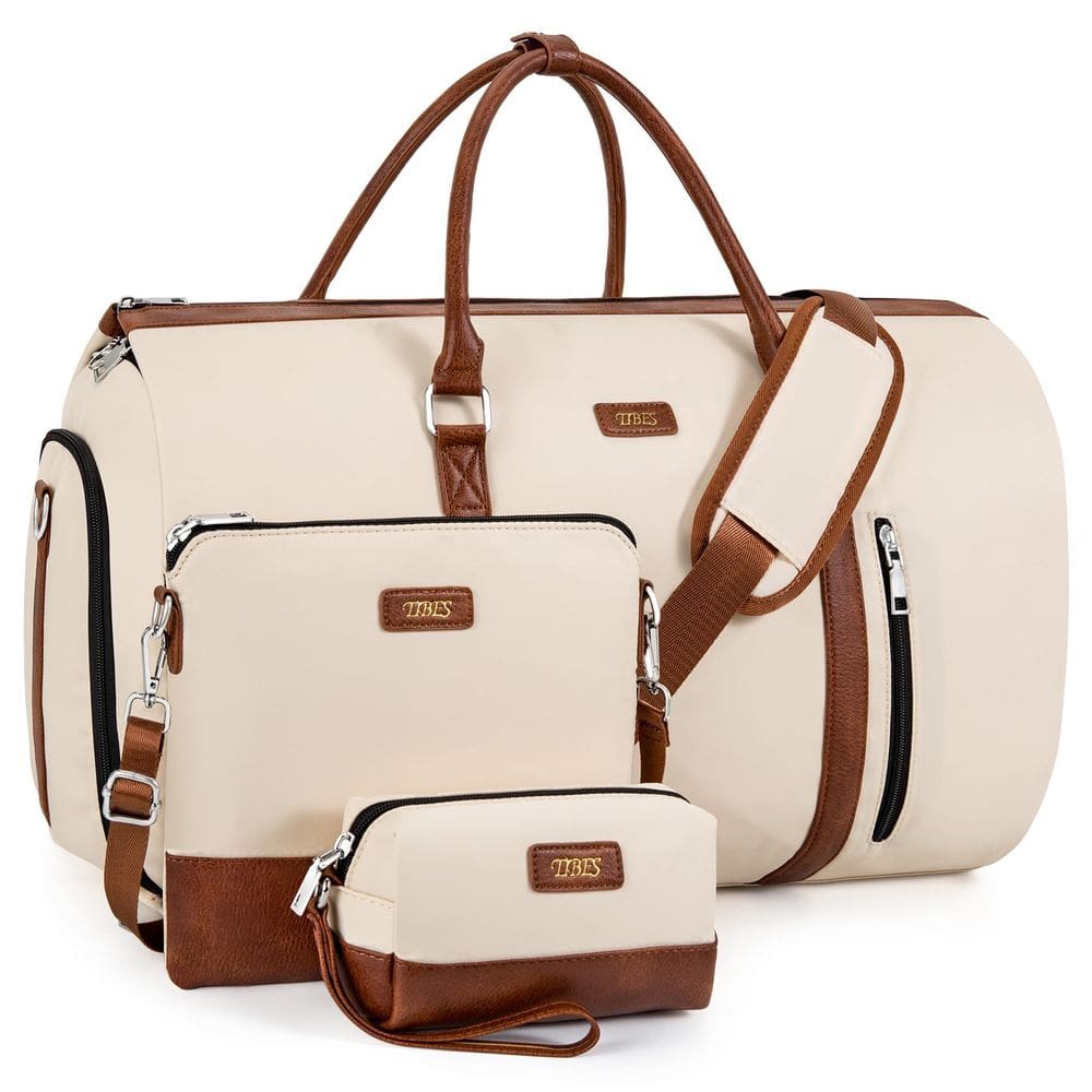 Mochila de vestuário conversível TIBES Travel, conjunto de 4 peças à prova d`água