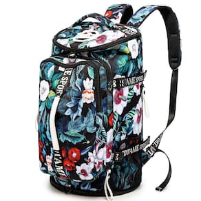 Mochila de ginástica SDTAME com compartimento para sapatos turquesa