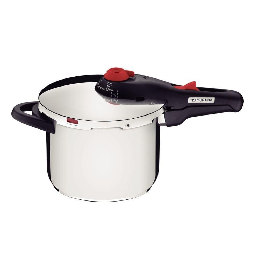 Panela De Pressão Em Inox Solar 6l 22cm Tramontina