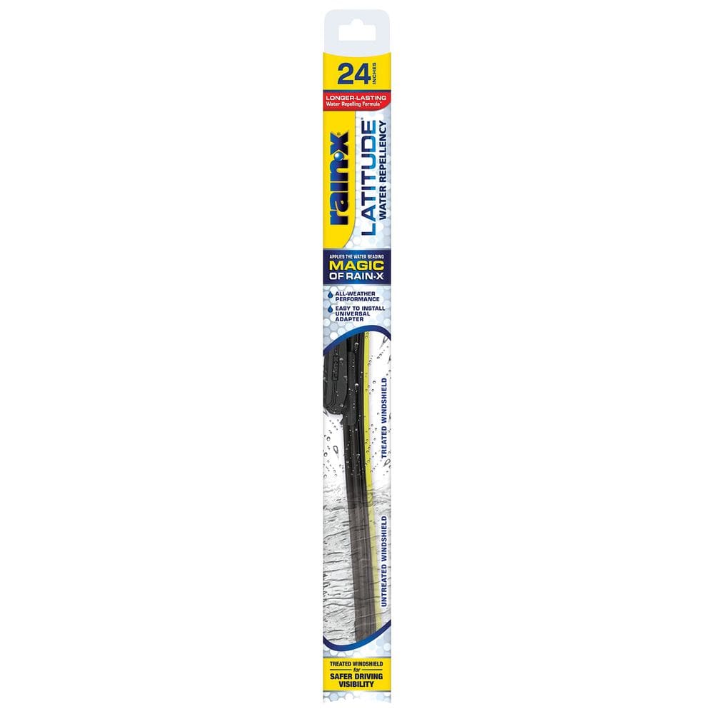 Escovas de limpador de para-brisa Rain-X Latitude 2 em 1 de 24 polegadas