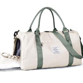 Bolsa de ginástica WISEPACK, mochila de viagem impermeável com compartimento para sapatos