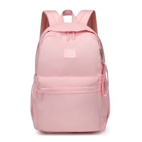 Mochila Reqinqin para meninas rosa impermeável por mais de 6 anos