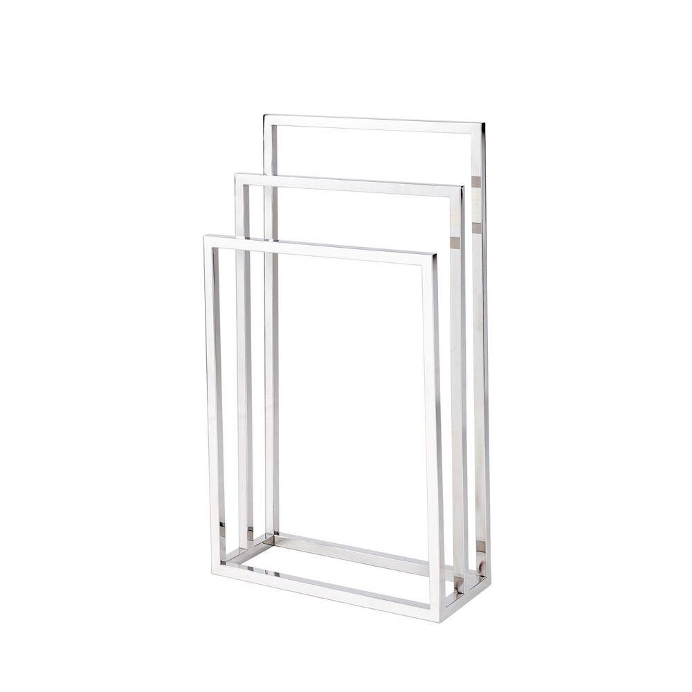 Toalheiro Porta Toalha de Piso Triplo Linha Larissa em aço inox 304  Stainless