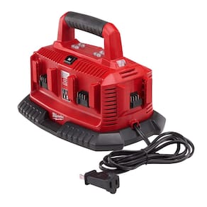 Carregador De Bateria 18V 220V Para 06 Baterias 48-59-1806 Milwaukee