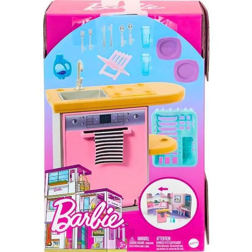 Kit Decoracao Barbie - Moveis de Cozinha MATTEL