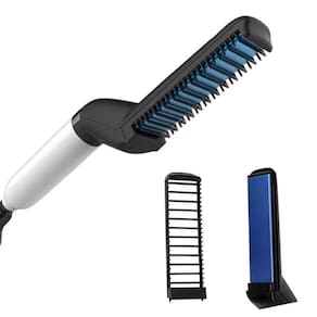 Pente Eletrico Alisador Modelador Para Cabelo E Barba