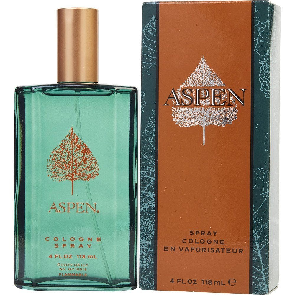 Spray de colônia Aspen by Coty 120mL (pacote de 2)