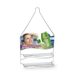 Porta Shampoo Arthi Onda Cromado Prata