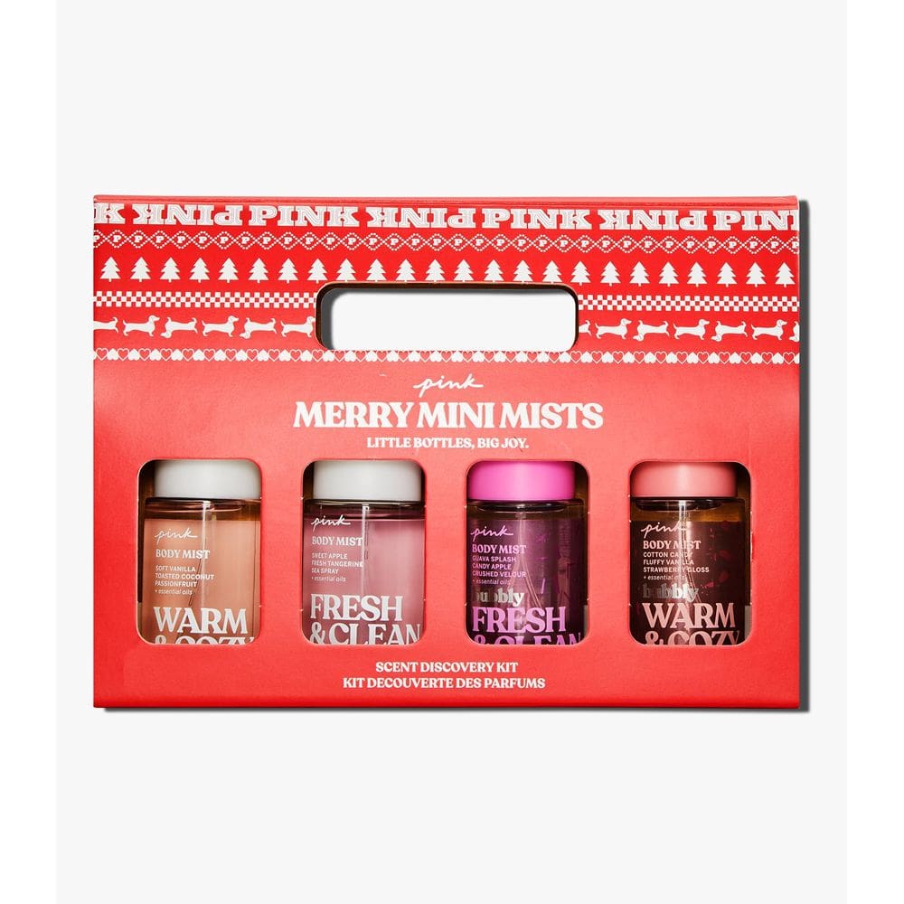 Conjunto de presente Perfume Victoria`s Secret PINK Mini Mist 4x75ml