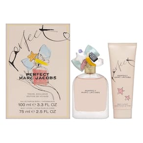 Conjunto de perfumes Marc Jacobs perfeito para mulheres: Eau de Parfum 100mL +loção corporal 75mL