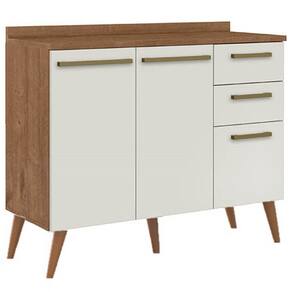 alcão Favorita 1 Porta para Cozinha Zanzini Off White