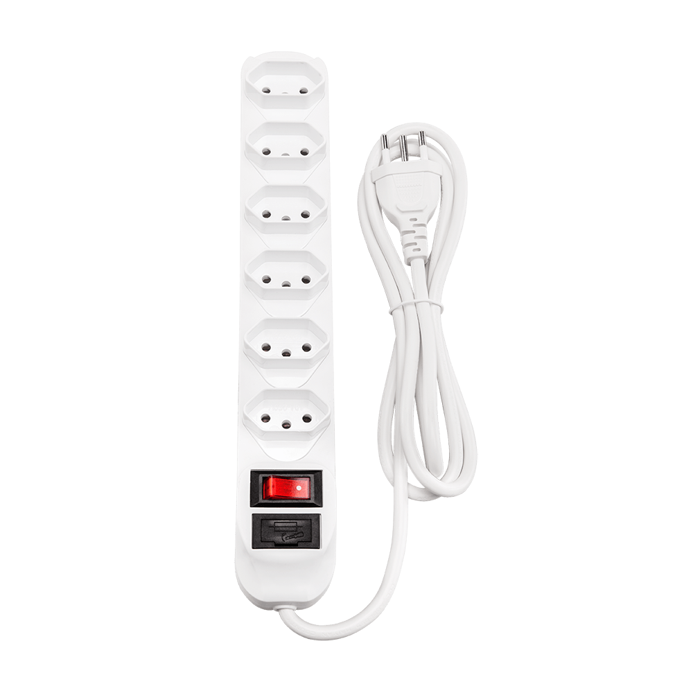 Protetor Eletrônico Intelbras com 6 tomadas EPE 1006