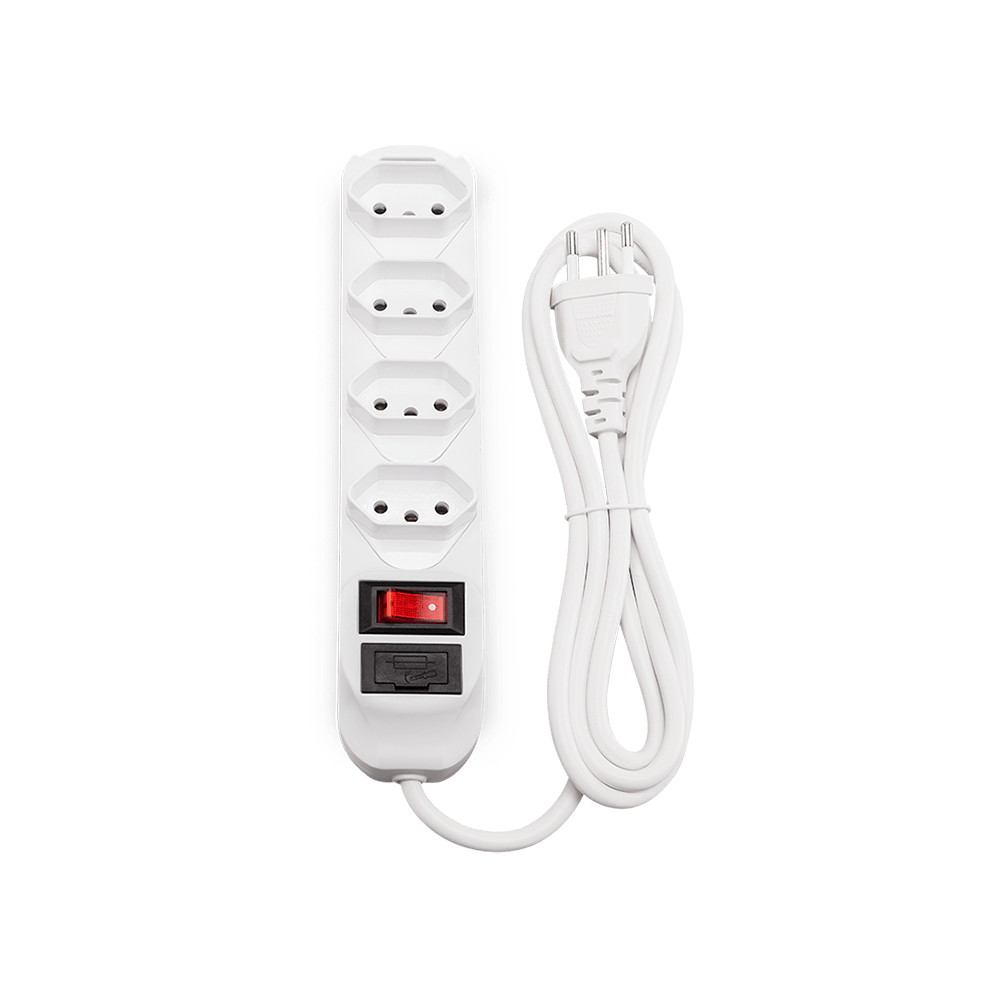 Protetor Eletrônico Intelbras com 4 tomadas EPE 1004