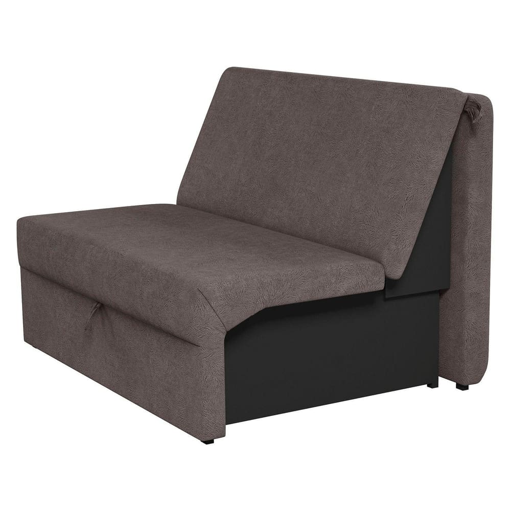 Sofá Cama Malu 2 Lugares Tecido Suede Matrix Duas Posições Cor Marrom