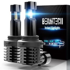Lâmpadas de neblina BEAMTECH 9006 HB4 6500K Xenon White (pacote com 2)