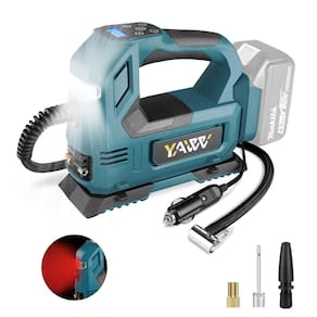 Compressor de ar inflador de pneus YAWV 160PSI sem fio com LED 18V