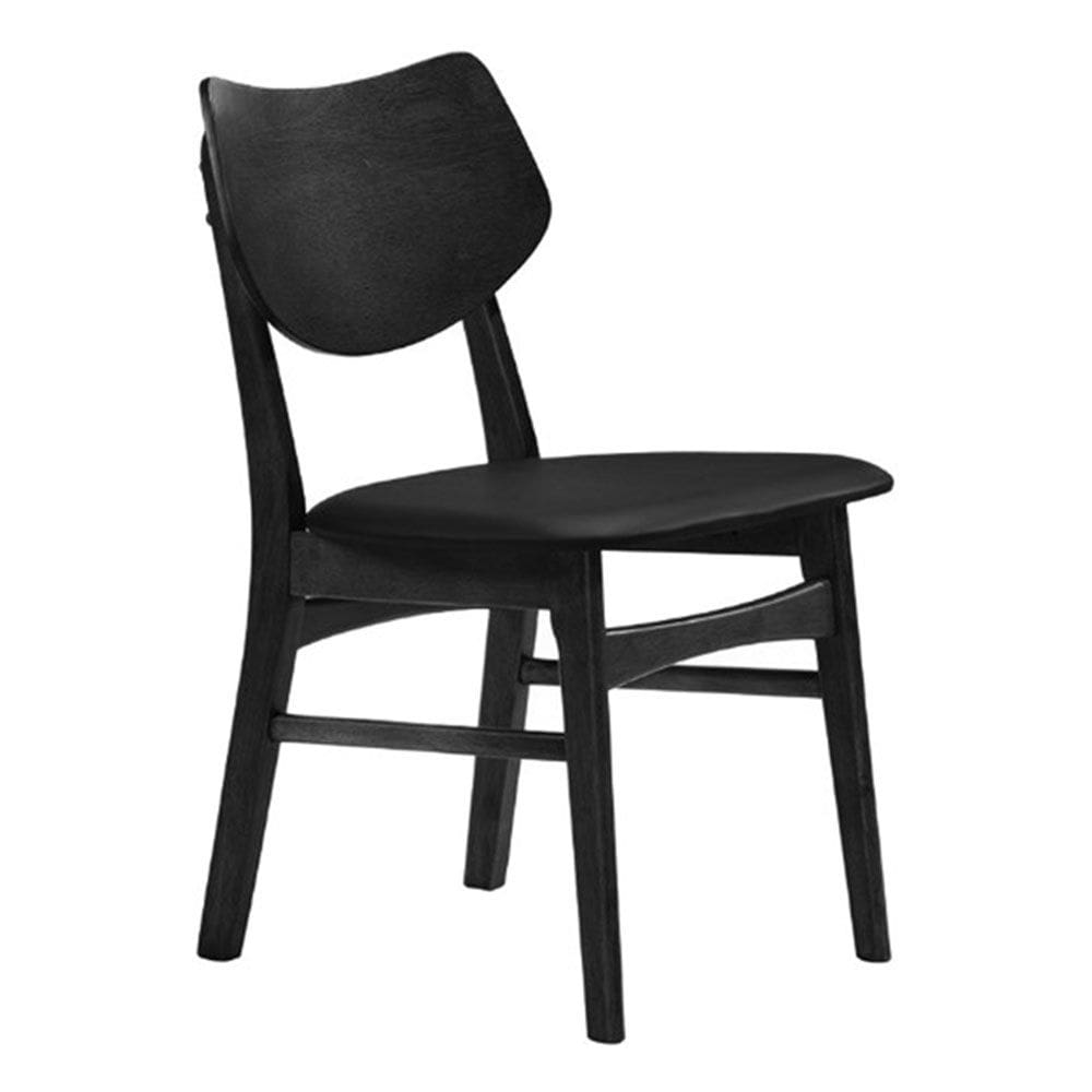 Cadeira Edna - Madeira Preta/Preto
