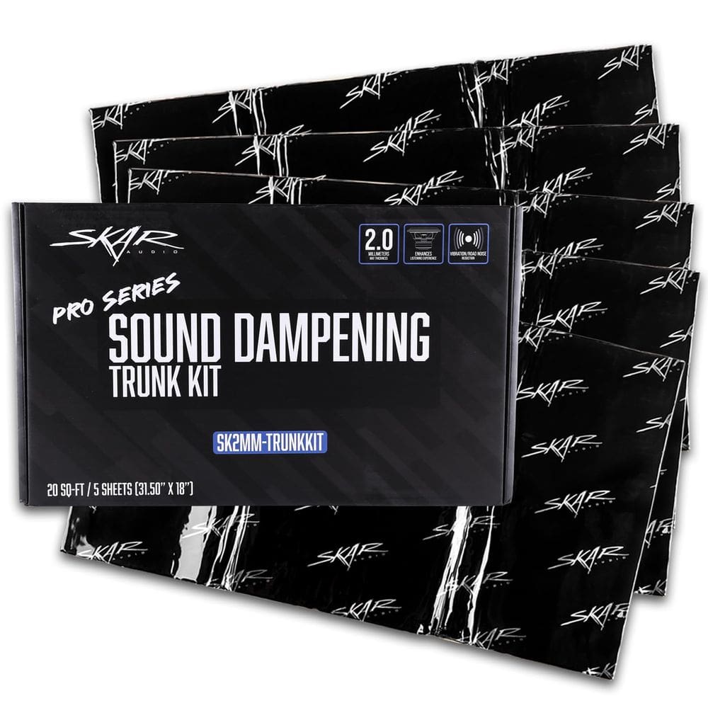 Kit de amortecimento de som Skar Audio Premium 80mil 20m²