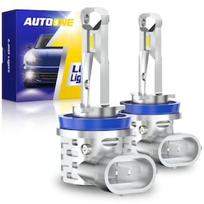 Lâmpadas LED de neblina AUTOONE H8 H11 H16 6000K brancas (pacote com 2)