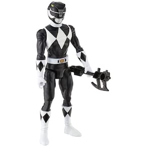 Boneco de ação Power Rangers Mighty Morphin Black Ranger 30cm