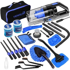 Kit de limpeza de carros Viewsun com aspirador portátil de alta potência