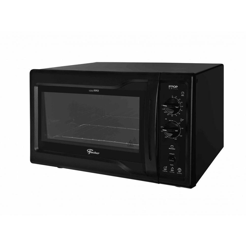 Forno Elétrico Fischer Pop Grill Bancada 44L Preto 127V
