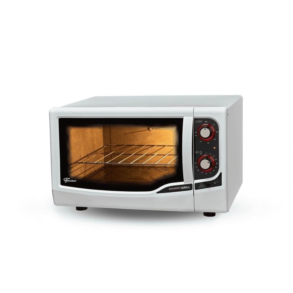 Forno Elétrico Fischer Gourmet Grill Bancada 44L Branco 220V