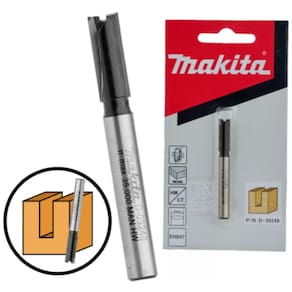 Fresa Para Tupia 2 Lâminas Corte C/ Haste 6mm Makita D-09248